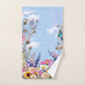 Lente en Zomer Bloeiende Bloemen Bad Handdoek (Handdoek)
