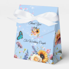 Lente en Zomer Bloeiende Bloemen Bedankdoosjes