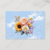 Lente en Zomer Bloeiende Bloemen Informatiekaartje (Achterkant)