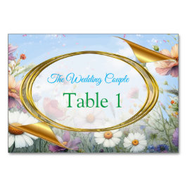 Lente en Zomer Bloeiende Bloemen Kaart