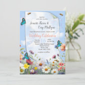 Lente en Zomer Bloeiende Bloemen Kaart (Staand voorkant)