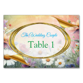 Lente en Zomer Bloeiende Bloemen Kaart