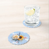 Lente en Zomer Bloeiende Bloemen Kartonnen Onderzetters (Insitu)