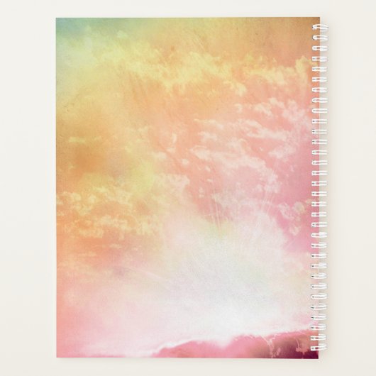 Lente en Zomer Bloeiende Bloemen Planner (Achterkant)