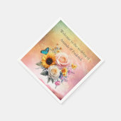 Lente en Zomer Bloeiende Bloemen Servet (Hoek)