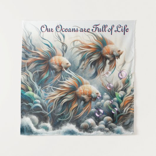 Lente en Zomer Bloeiende Bloemen Wandkleed (Voorkant)