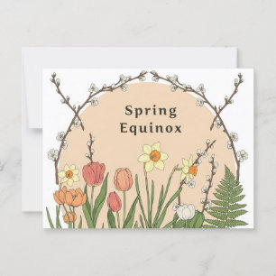 lente-Equinox Briefkaart
