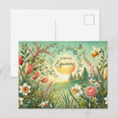 lente-Equinox Briefkaart (Voorkant / Achterkant)