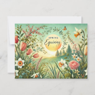 lente-Equinox Briefkaart