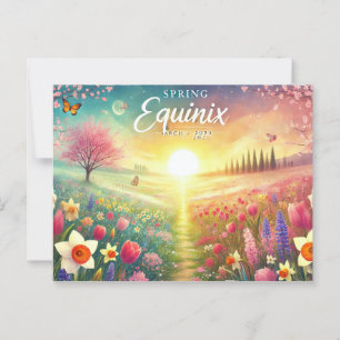 lente-Equinox Briefkaart