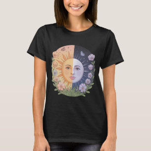 Lente-equinox Harmonie – Evenwicht tussen Zon en M T-shirt