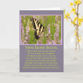 lente-Equinox-verwekking Kaart (Gele Bloem)