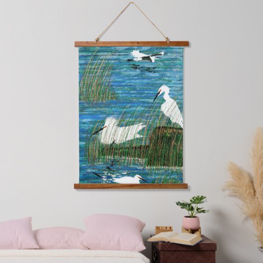 Lente-estuarium Hangend Wandkleed (Slaapkamer)