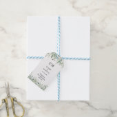Lente Eucalyptus groen bruiloft Cadeaulabel (Met Touw)