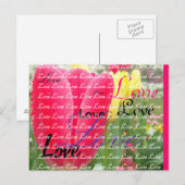 Lente explosie briefkaart (Voorkant / Achterkant)