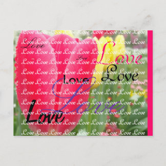 Lente explosie briefkaart