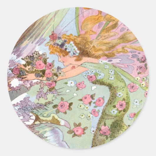 lente Faerie Sticker (Voorkant)