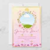 Lente Feest Kaart (Voorkant)