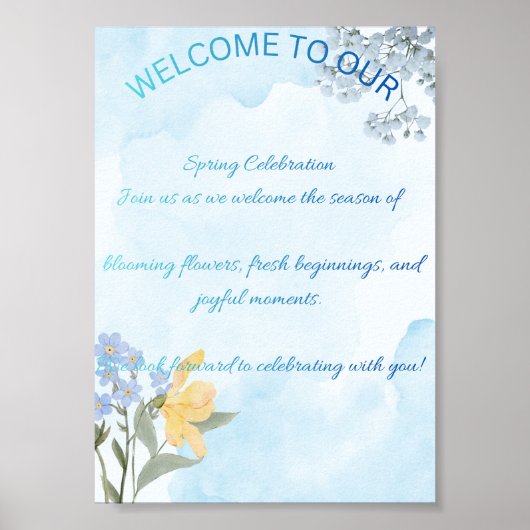 Lente Feest Poster (Voorkant)