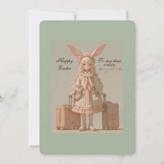  lente, feestdagenkaart (Voorkant)