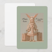  lente, feestdagenkaart (Voorkant / Achterkant)