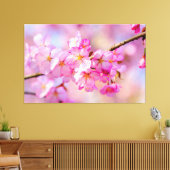 Lente Festival Van Verse Roze Kersenbloesems Canvas Afdruk (Insitu (Woonkamer))