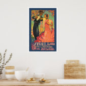 Lente Festivals in Sevilla, Heilige Week en Kermis Poster (Keuken)