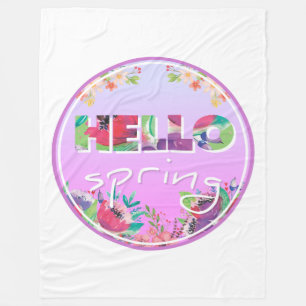 lente fleece deken
