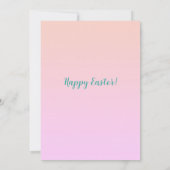 Lente Fling Birdhouse Pasen Brunch Kaart (Achterkant)