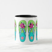 Lente Flip Flops in Felle Kleuren Mok (Midden)