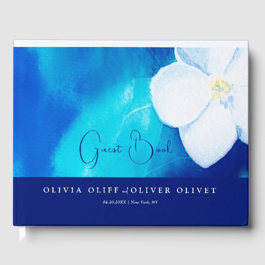 Lente Fondness Bruiloft Gastenboek (Voorkant)