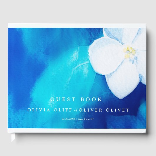 Lente Fondness Bruiloft Gastenboek (Voorkant)