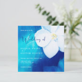 Lente Fondness Bruiloft Kaart (Staand voorkant)