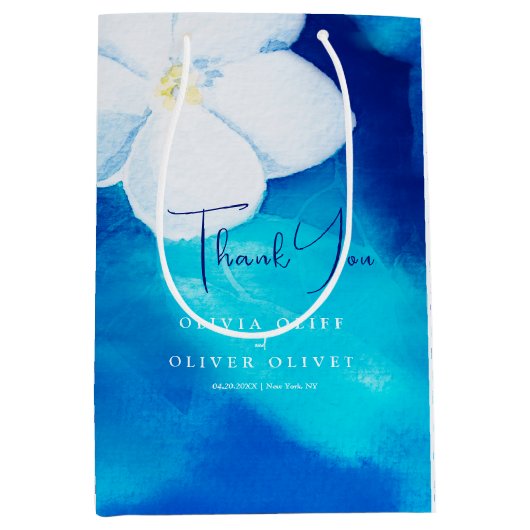 Lente Fondness Bruiloft Medium Gift Bag Medium Cadeauzakje (Voorkant)