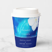 Lente Fondness Bruiloft Papieren Bekers (Voorkant)