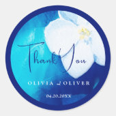 Lente Fondness Bruiloft Ronde Sticker (Voorkant)