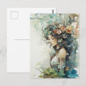 Lente Forest Godin Briefkaart (Voorkant / Achterkant)