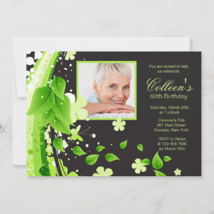 Lente fotouitnodiging kaart