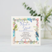 Lente Frame Meet & Greet Uitnodiging (Staand voorkant)