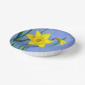 Lente gele maffia's blauw hemelrooster papieren kommen (Gebogen)