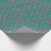 Lente Geometrisch Groen Roze No3 Cadeaupapier (Hoek)