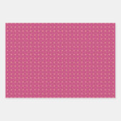 Lente Geometrische Groene Donker Roze Set Inpakpapier Vel (Voorkant 3)
