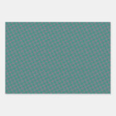 Lente Geometrische Groene Roze Set Inpakpapier Vel (Voorkant 3)