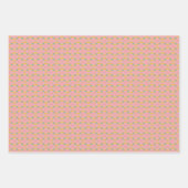 Lente Geometrische Licht Groen Roze Set Inpakpapier Vel (Voorkant 2)