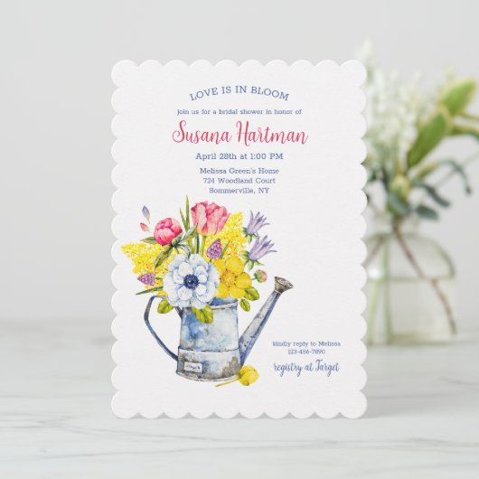 Lente Gietkan Kaart (Staand voorkant)