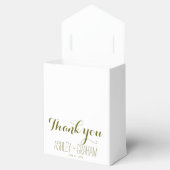 Lente Glorie Gepersonaliseerde Bloemen Bruiloft Fa Bedankdoosjes (Geopend)