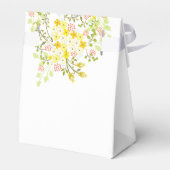 Lente Glorie Gepersonaliseerde Bloemen Bruiloft Fa Bedankdoosjes (Achterkant)