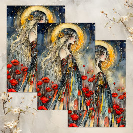 LENTE GODIN ONTKOPPELEN WEEFSEL PAPIER