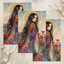 LENTE GODIN ONTKOPPELEN WEEFSEL PAPIER