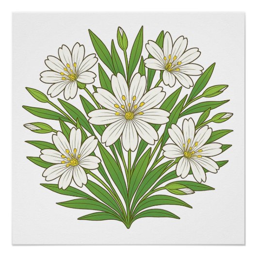 Lente goede vibes perfect poster (Voorkant)